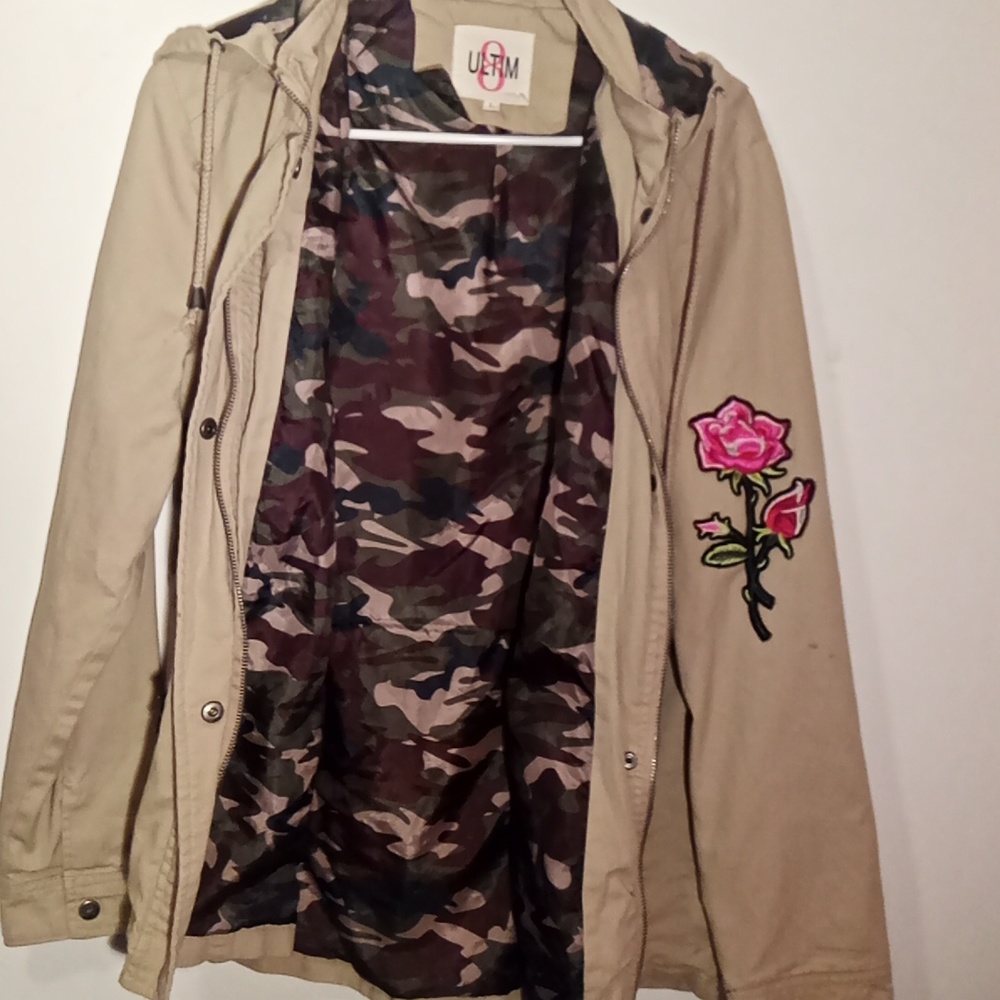 Embroidery jacket, with camo size L